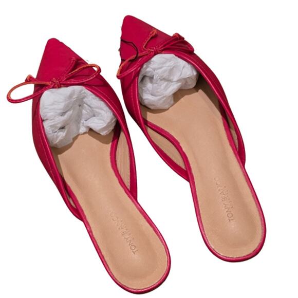 Tony Bianco Javelin Flat in Ruby Nappa – New in Box Size 5 - Picture 7 of 10